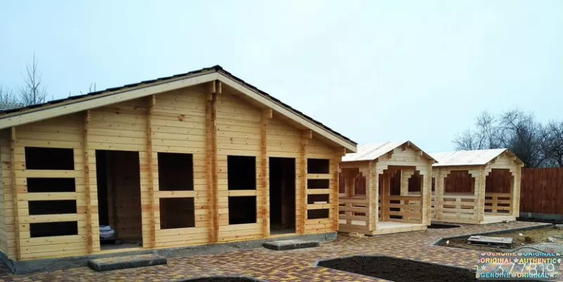 Строим каркасные дома, из мини-бруса и камня