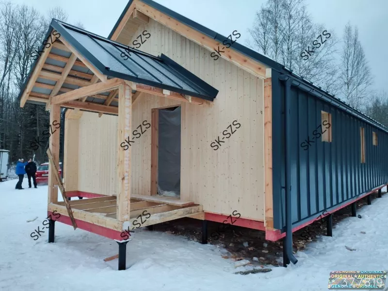 Деревянный каркасный дом Барнхаус