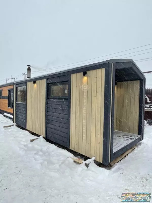 Баня в стиле барнхаус